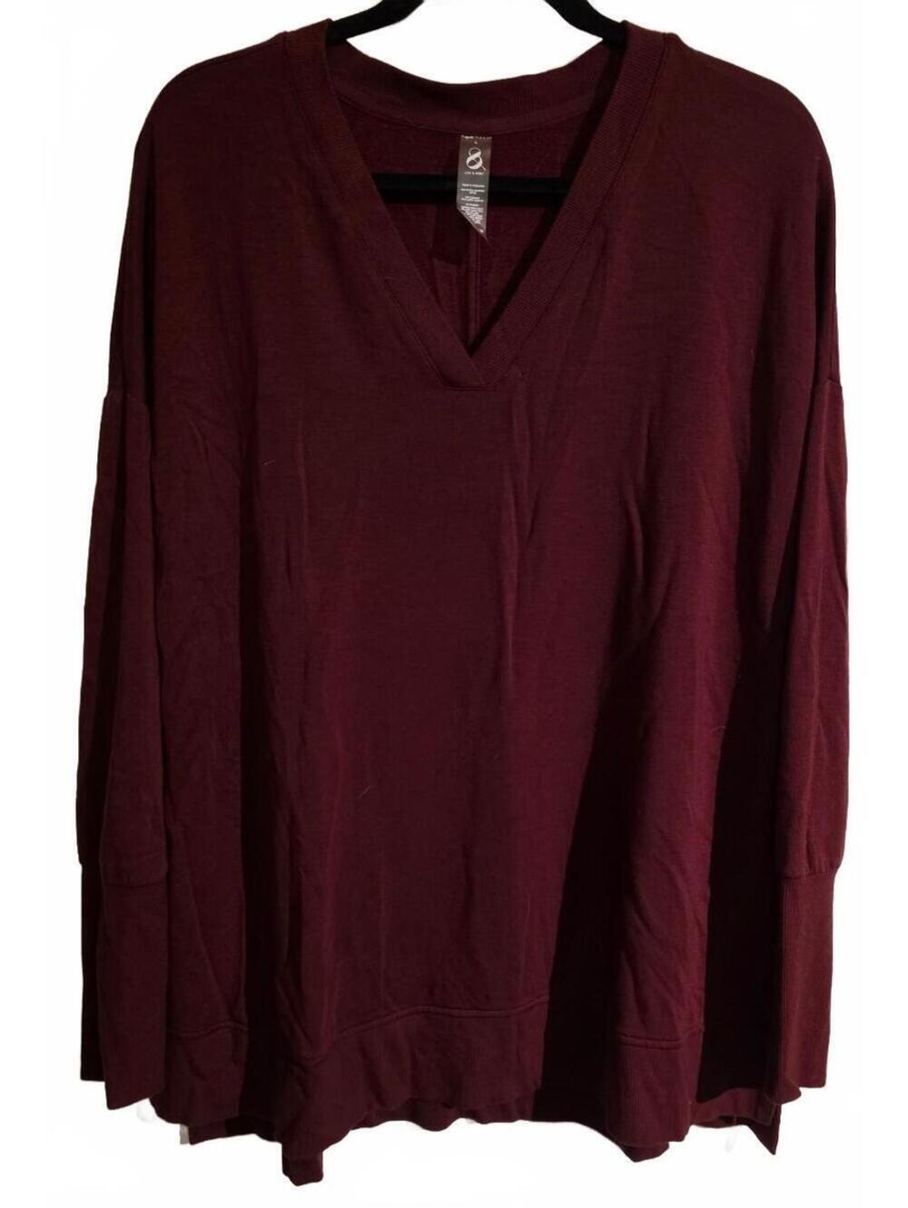 Lou & Grey Women's Long Sleeve V-Neck Tunic Top and Matching Leggings Set